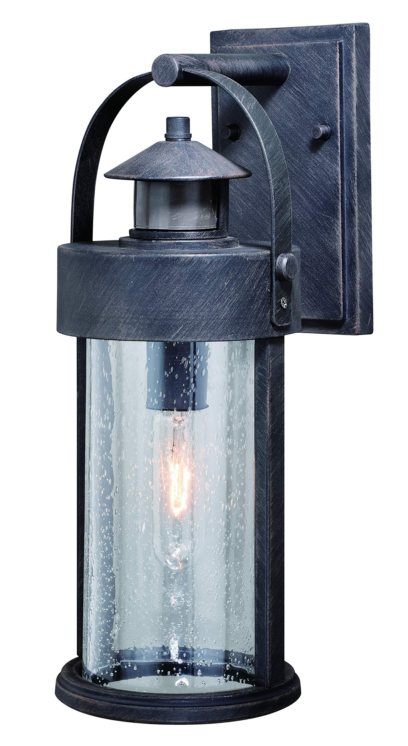 Cumberland Dualux 6 Inch Rustic Iron Outdoor Wall Light - Waterproof Exterior Sconce for Porch, Patio, Garden & Entryway Lighting