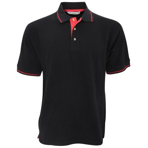 Black/Bright Red