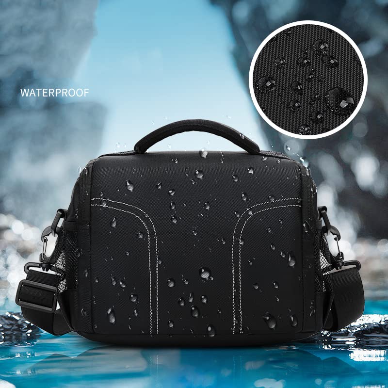 Waterproof DSLR Camera Shoulder Bag - Durable Crossbody Case for Photographers, Travel & Outdoor Photography - Perfect for Hiking, Sightseeing & Professional Shoots