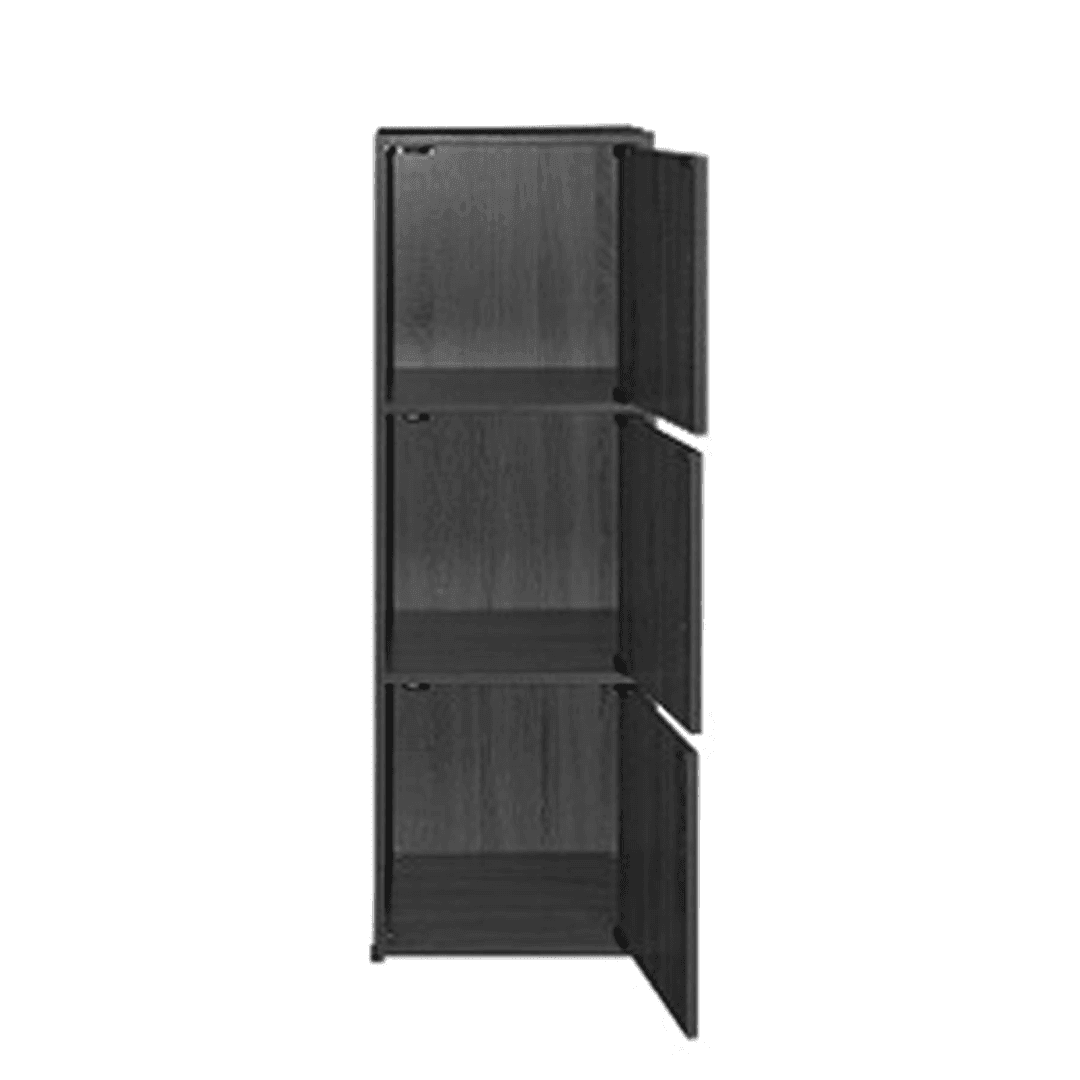 Koen 3-Tier Storage Cabinet - Organize Home, Office & Closet - Durable & Stylish Shelf for Books, Toys & Supplies