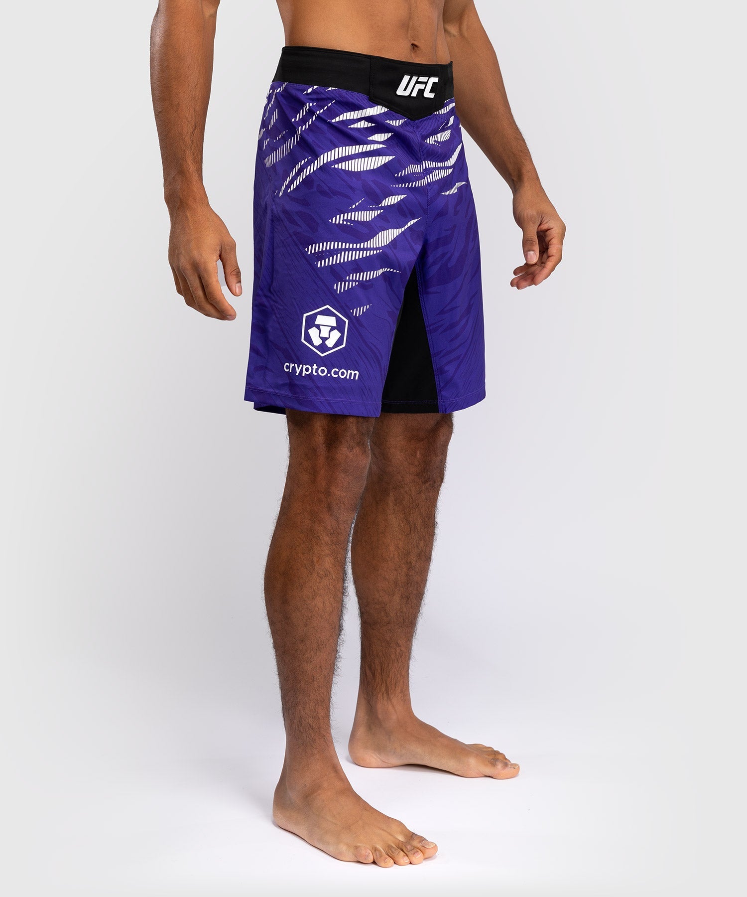 Venum UFC Fusion Authentic Men's Fight Night Shorts - Long Fit, Purple - MMA Training & Competition Gear for Fighters