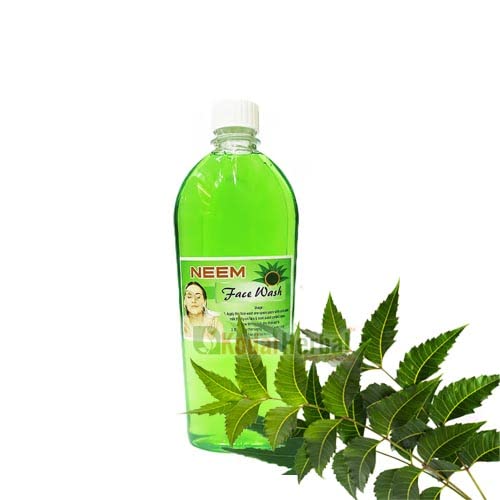 Kodai Herbal Neem Face Wash 500ml - Ayurvedic Natural Cleanser for Acne & Oily Skin | Gentle Daily Facial Cleanser for Men & Women | Perfect for Morning & Night Skincare Routine