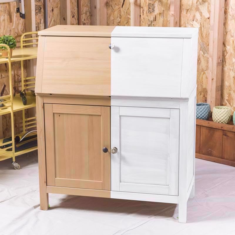Annie Sloan Chalk Paint in Pure White (30 oz) - Premium Matte Finish for Furniture, Cabinets & DIY Home Decor Projects
