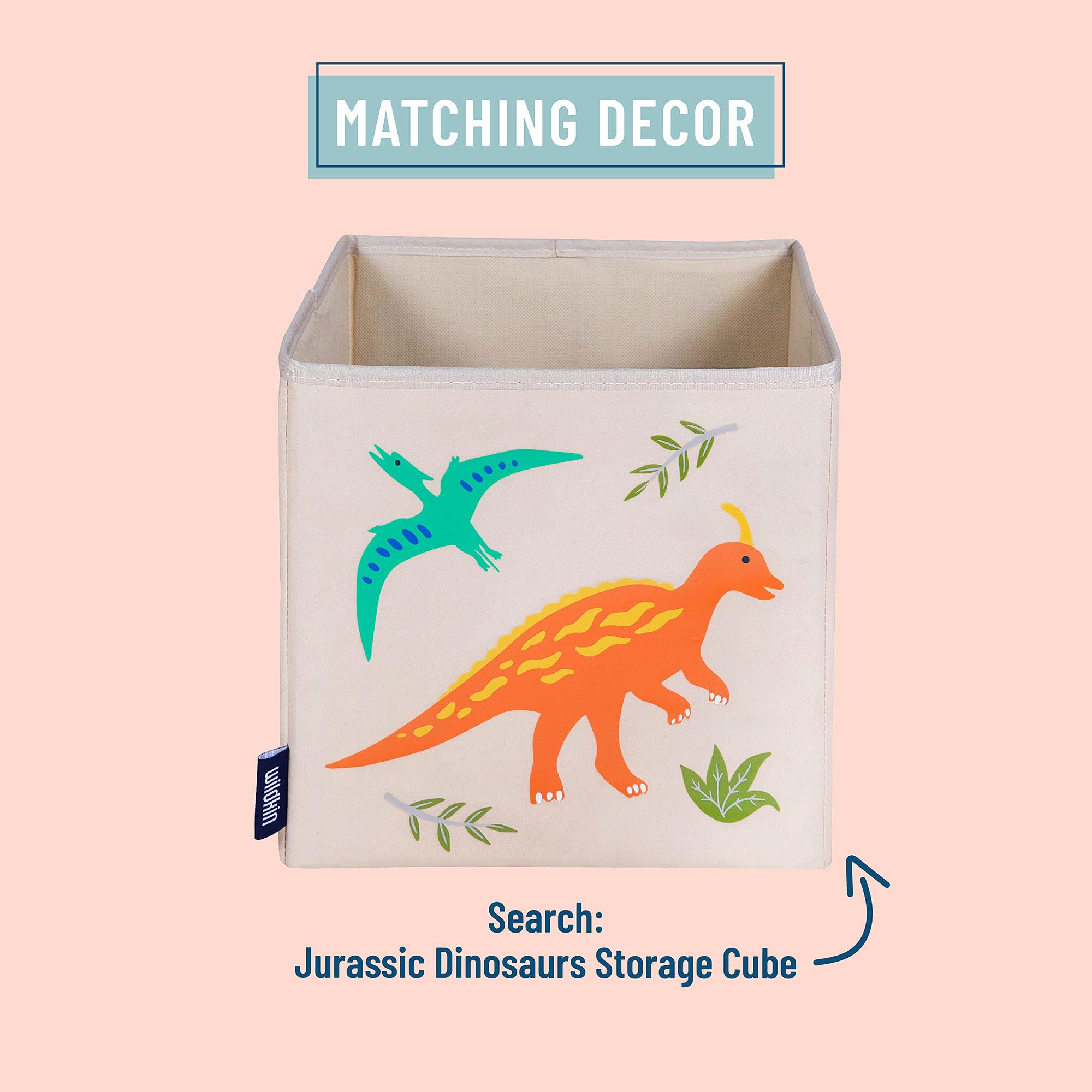 Wildkin 100% Cotton Flannel Toddler Sheet Set - Soft Dinosaur Themed Bedding for Boys & Girls (Top Sheet, Fitted Sheet, Pillowcase) - Perfect for Nursery, Daycare & Cozy Bedtime Comfort (Jurassic Dinosaur Print)