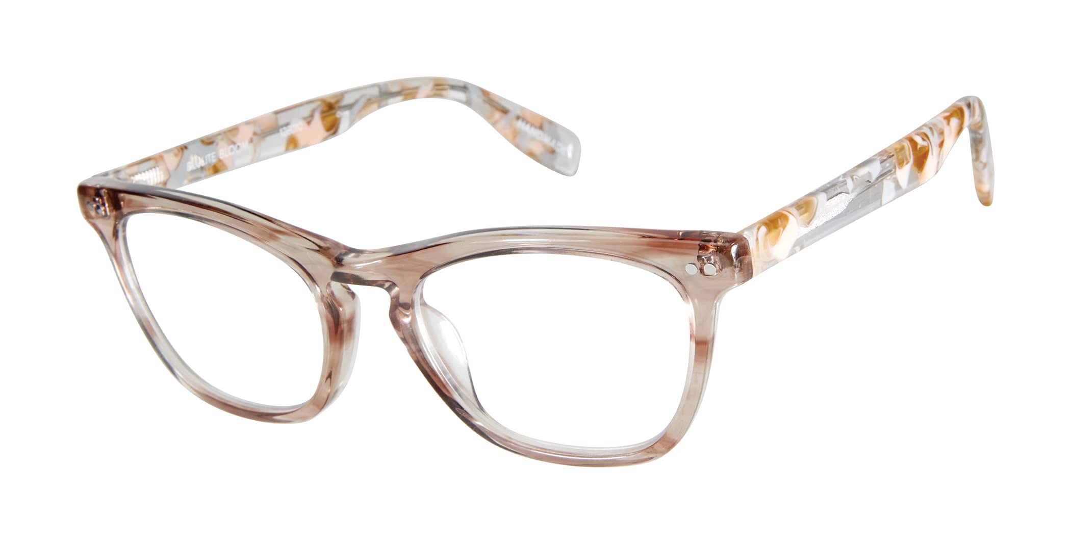 Premium Blue Light Blocking Reading Glasses for Men & Women | SCOJO New York Bloom Street Acetate Frame | Reduce Eye Strain for Computer Work, Gaming & Night Reading