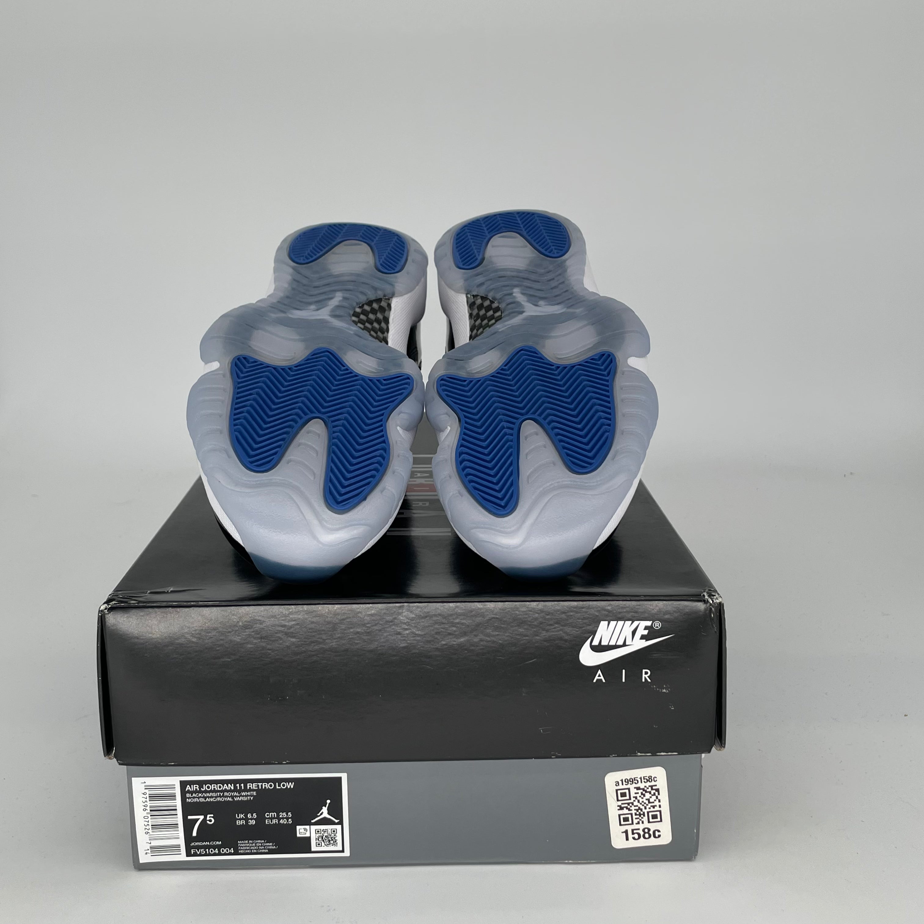 AIR JORDAN 11 LOW SPACE JAM Basketball Shoes Men's Size 7.5/9W - Black/White FV5104-004 | Retro Sneakers for Casual Wear & Court Performance