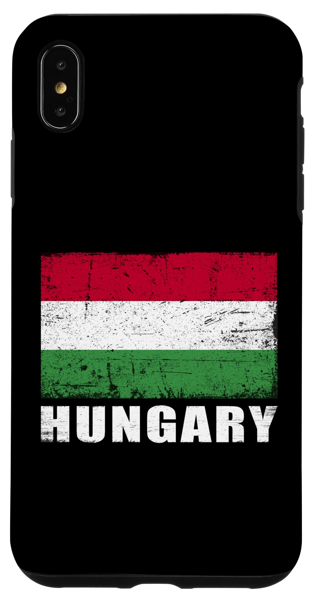 iPhone XS Max Hungary Flag Case - Stylish & Durable for Travel & Daily Use