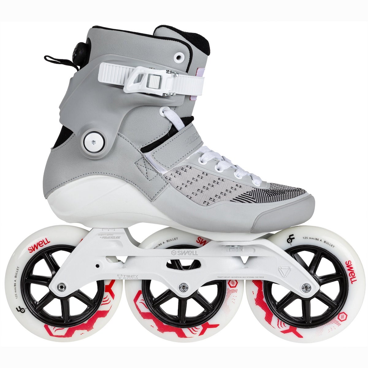 Powerslide Swell City 125mm Inline Skates for Adults - High-Performance Urban Rollerblades for Fitness & Commuting