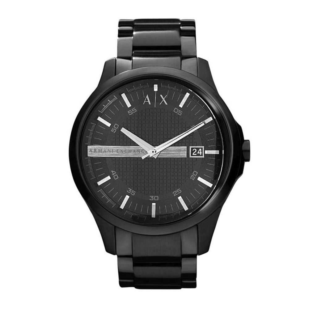 Armani Exchange AX2104 Men's Analog Quartz Watch - Black Stainless Steel Strap for Business & Casual Wear | Perfect for Office, Parties & Everyday Use