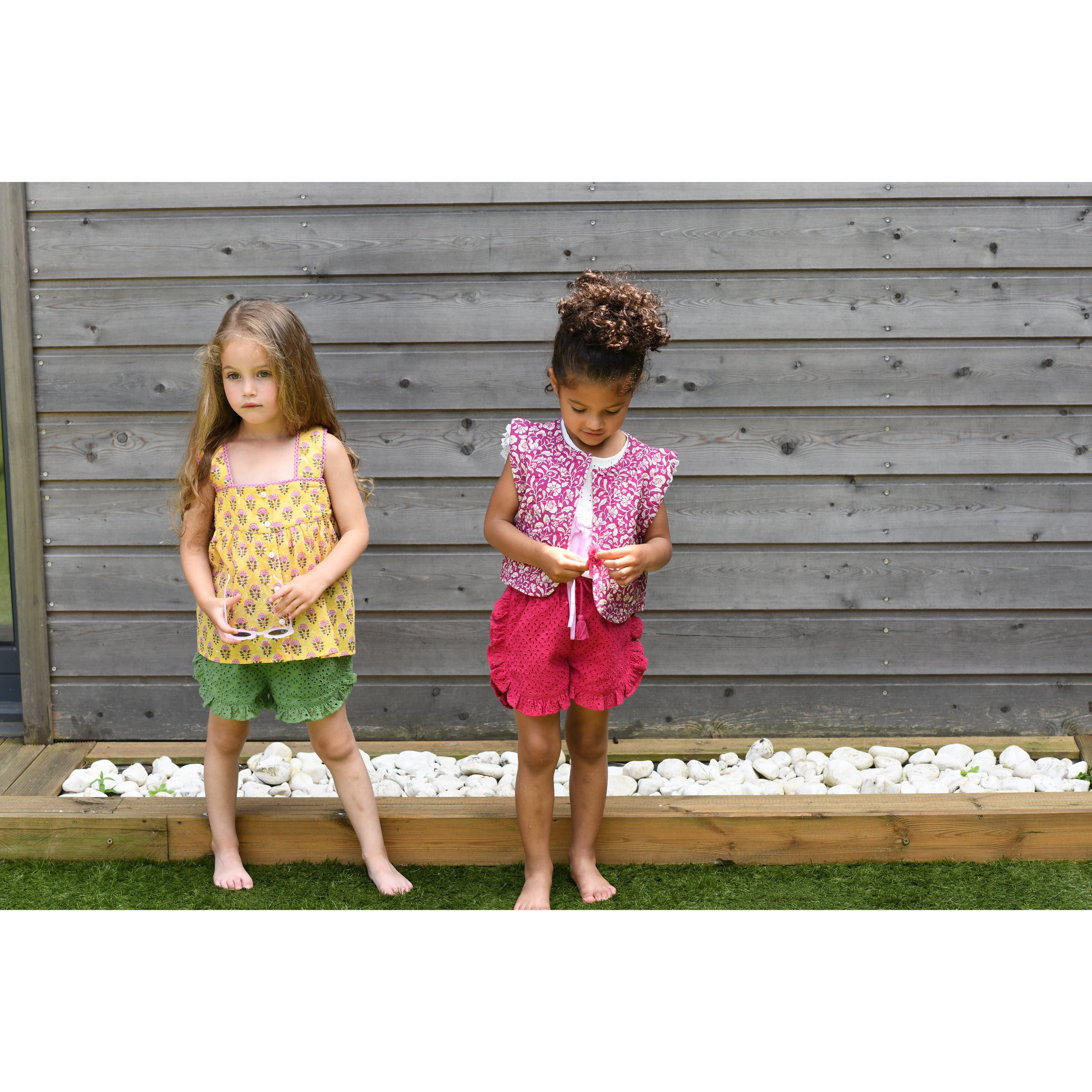 Bonheur du Jour Paris Bertille Baby & Girls Yellow Top - Stylish & Comfortable Outfit for Playdates & Special Occasions