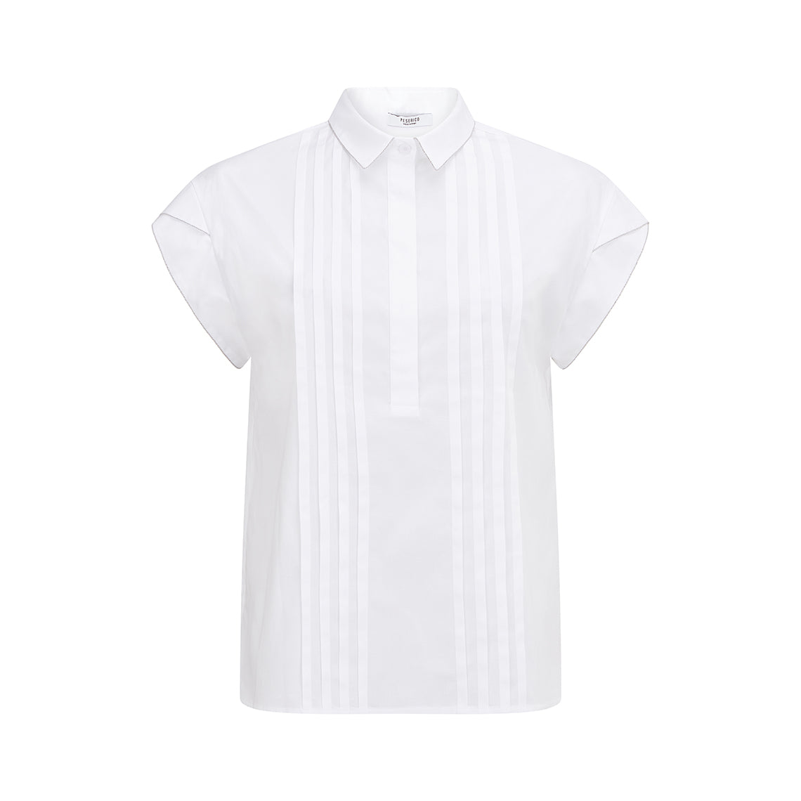 Stylish White Leaf Collar Shirt for Women | Trendy Casual & Office Wear | Perfect for Work, Parties & Everyday Outfits