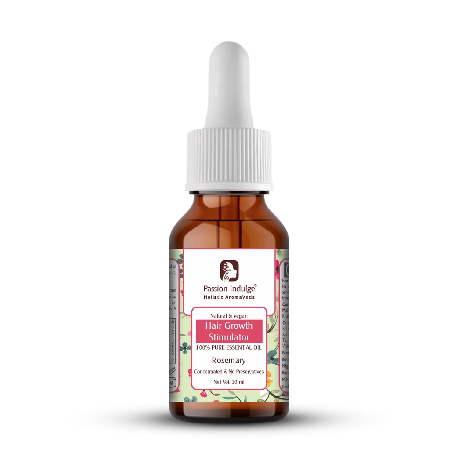 Pure Rosemary Essential Oil for Hair Growth, Skin Care & Aromatherapy | 100% Natural Multipurpose Essential Oil - 10ml | Promotes Healthy Hair, Soothes Skin & Relaxes Mind