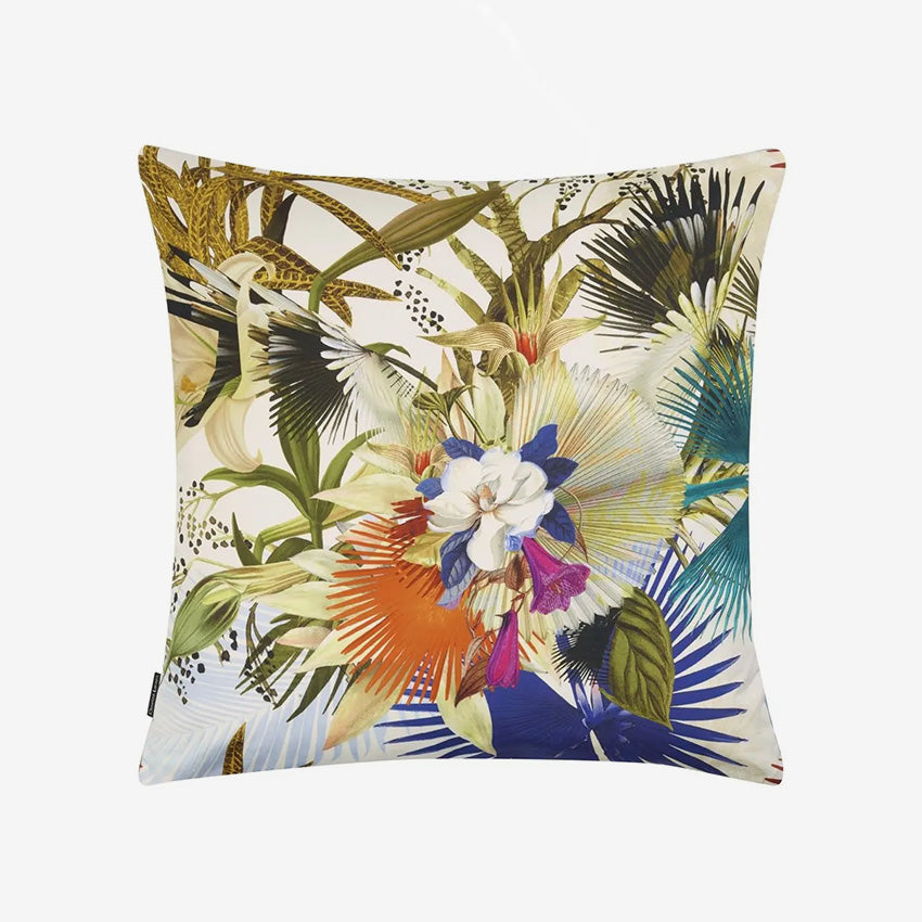 Christian Lacroix Oiseau de Bengale Marais Decorative Pillow Cover - Luxury Home Decor Throw Pillow for Sofa, Bed & Living Room