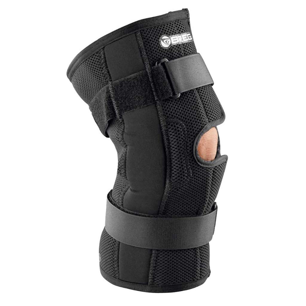 Breg Airmesh Pull-On Economy Hinged Knee Brace - Open Back Design, XX-Large Size - Ideal for Post-Surgery Recovery, Sports Injuries & Arthritis Pain Relief