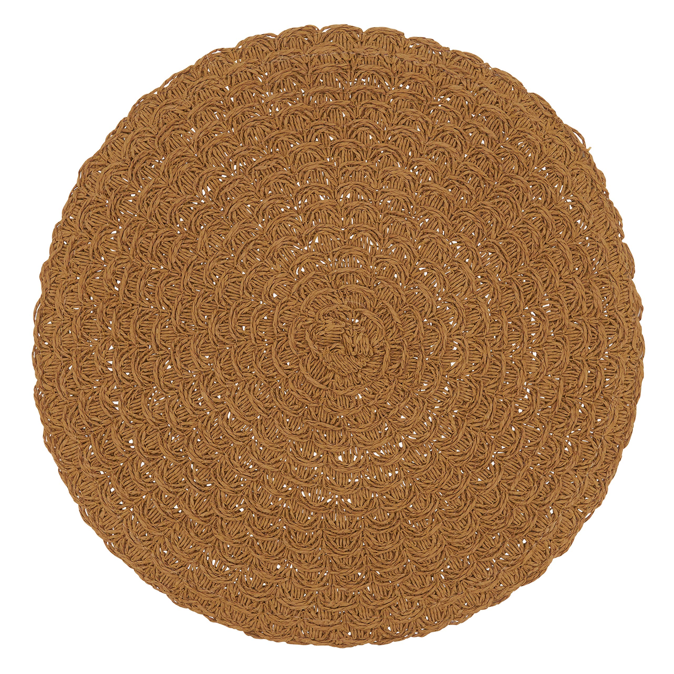 Eco-Friendly Woven Paper Placemats Set of 4 - Durable & Stylish Table Mats for Dining, Kitchen, Party Decor, and Home Entertaining