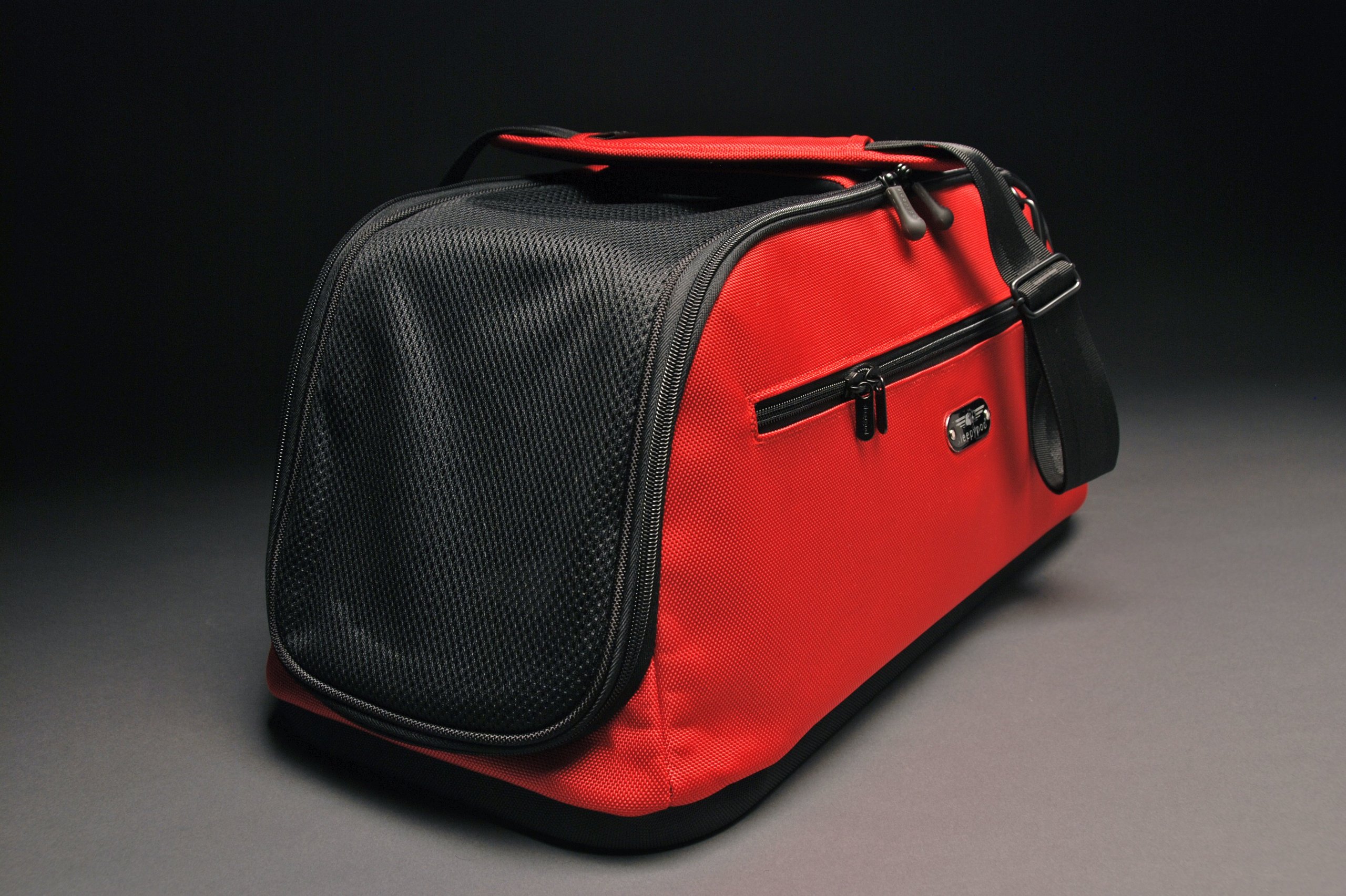 Sleepypod Air In-Cabin Approved Pet Carrier for Dogs & Cats - Lightweight & Durable Strawberry Red Travel Carrier for Airplane, Car & Outdoor Adventures
