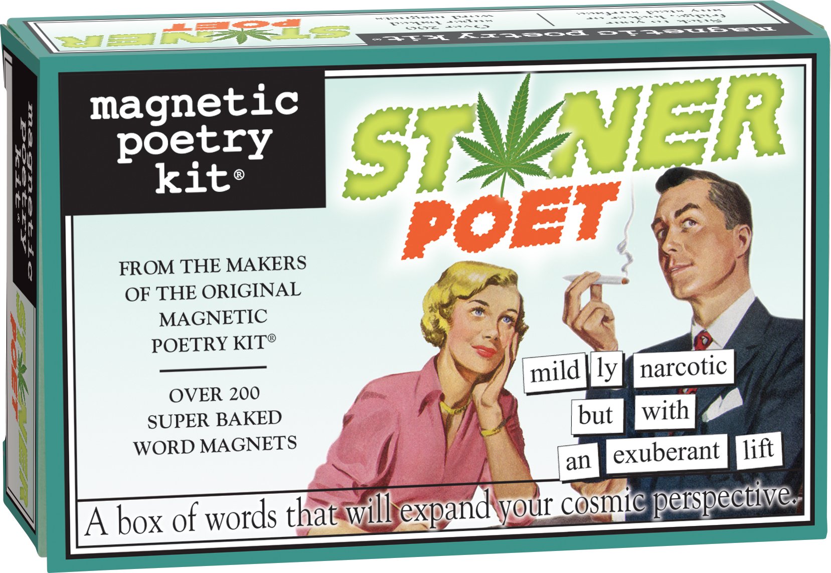 Magnetic Poetry Stoner Poet Kit - Creative Word Magnets for Fridge & Whiteboard - Fun Gift for Writers, Stoners & Poets - Perfect for Home, Office & Dorm Decor