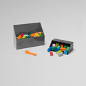LEGO Scooper Set - 3-Piece Construction Toy in Grey & Black for Kids & Adults - Perfect for Building, Play & Collecting
