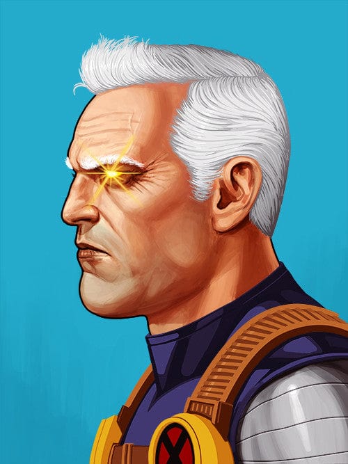 Cable Mike Mitchell Poster - Vintage Art Print for Home & Office Decor - Perfect for Living Room, Bedroom, or Gift