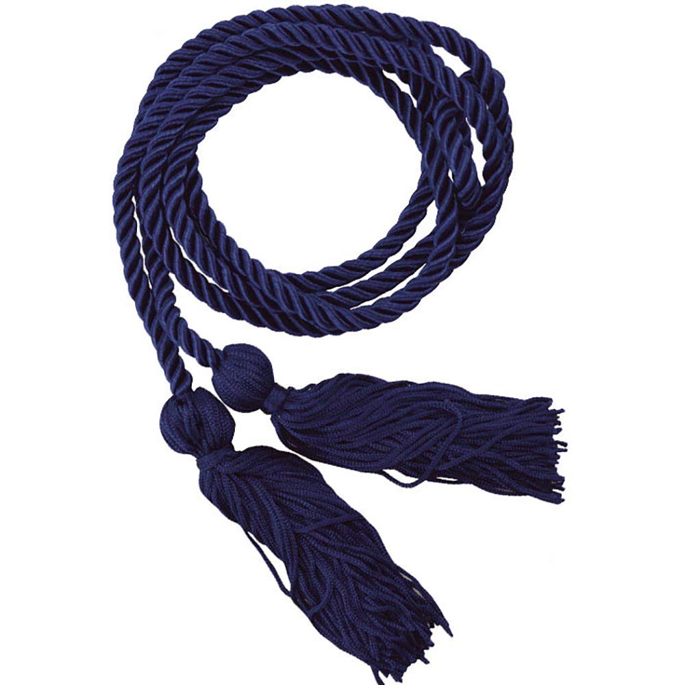 Jones School Supply - Blue Honor Graduation Cords (Set of 50) - Perfect for Honor Graduates, Academic Ceremonies & Commencement Events