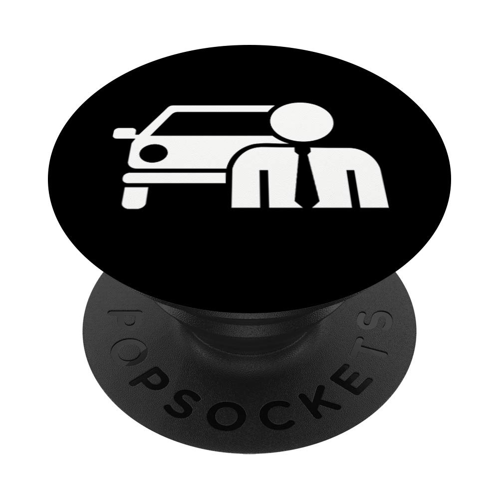 Car Salesman PopSockets Grip & Stand - Phone & Tablet Holder with Swappable Base | Perfect for Car Sales Professionals, Office Use & Daily Commuting