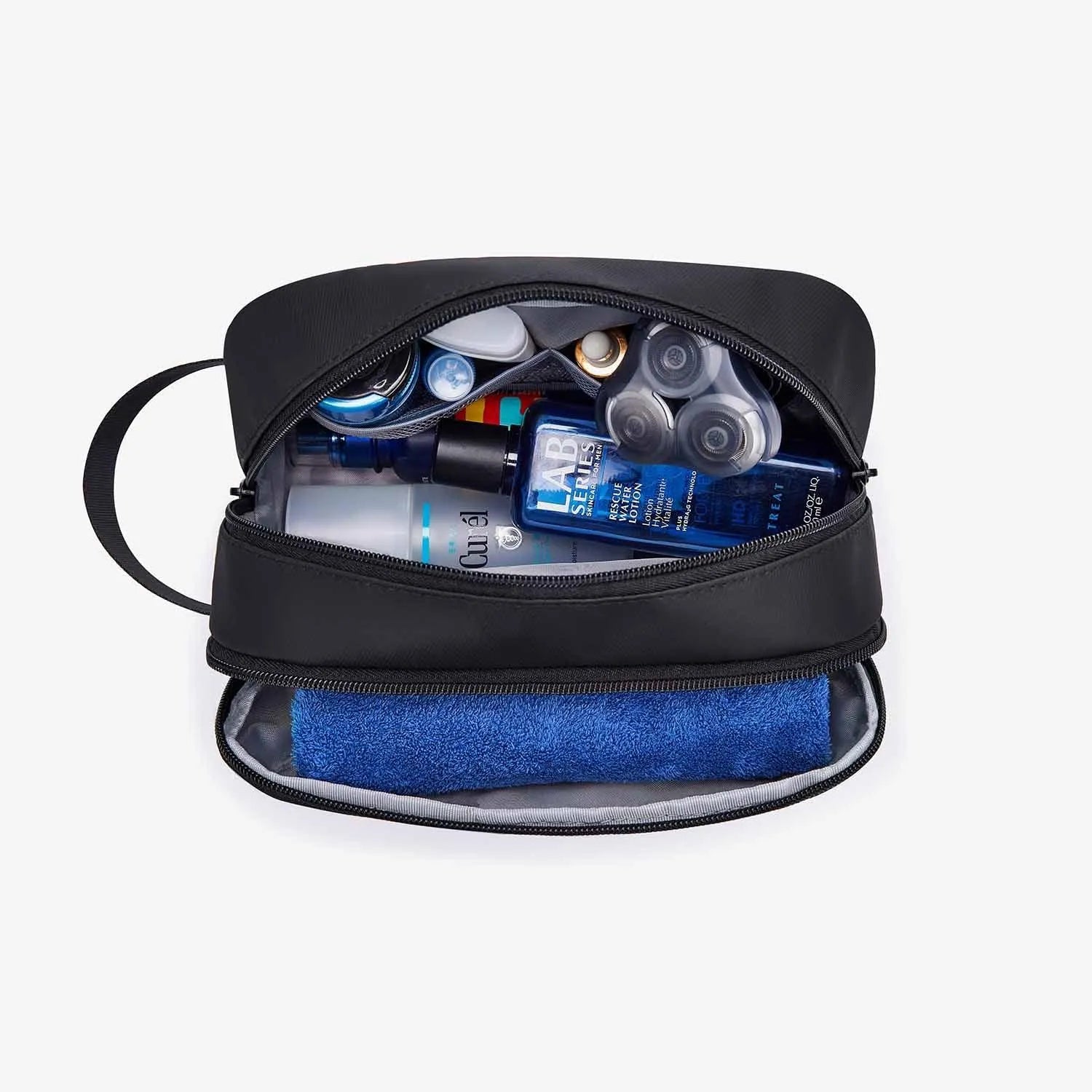 Waterproof Dopp Kit for Men & Women - Travel Toiletry Bag for Gym, Camping & Airplane Carry On - Durable & Spacious Cosmetic Organizer