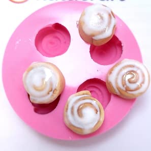 Premium Miniature Cinnamon Rolls Silicone Mold - Non-Stick Baking Tool for Homemade Pastries, Cakes & Desserts - Perfect for Holiday Baking, Party Treats & DIY Gifts