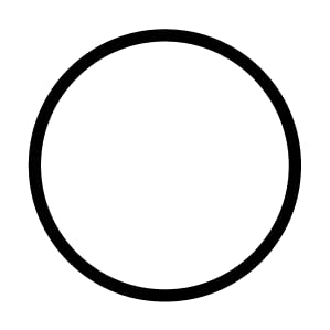 Round Black