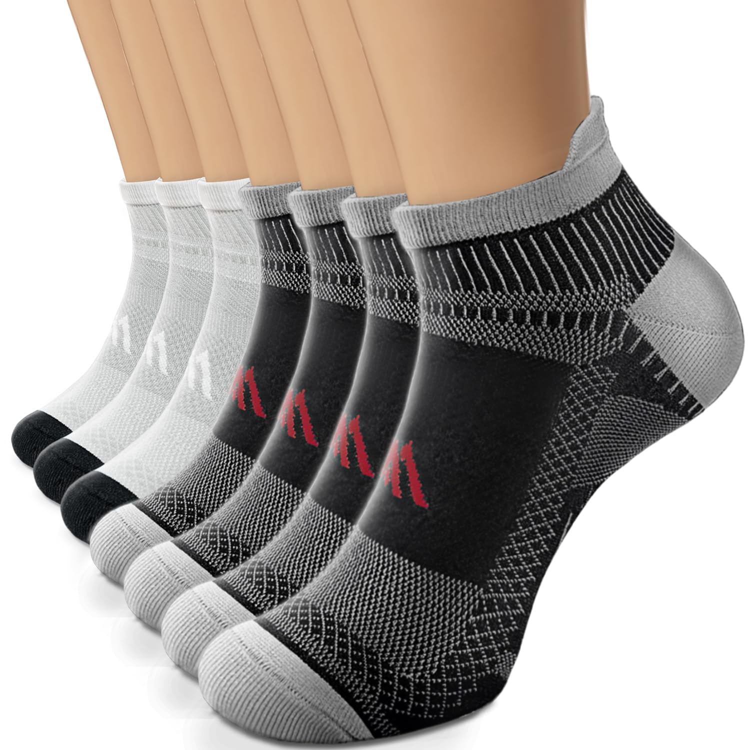FuelMeFoot Compression Socks for Men & Women - Circulation Support Socks for Plantar Fasciitis, Running, Cycling & Athletic Performance - Ideal for Workouts, Travel & Recovery