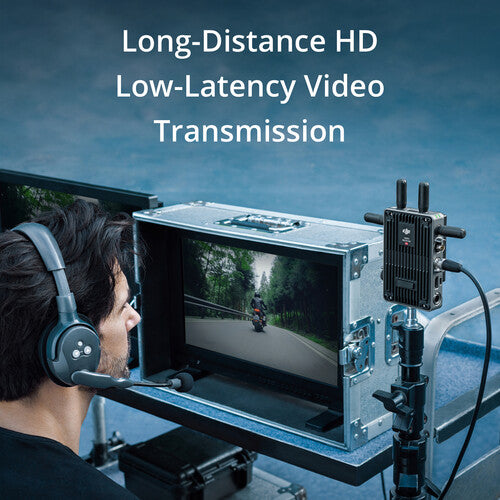 DJI Transmission Standard TX/RX Combo - Wireless Video Transmission System for Drones & Cameras | Perfect for Aerial Photography, Live Streaming & Film Production