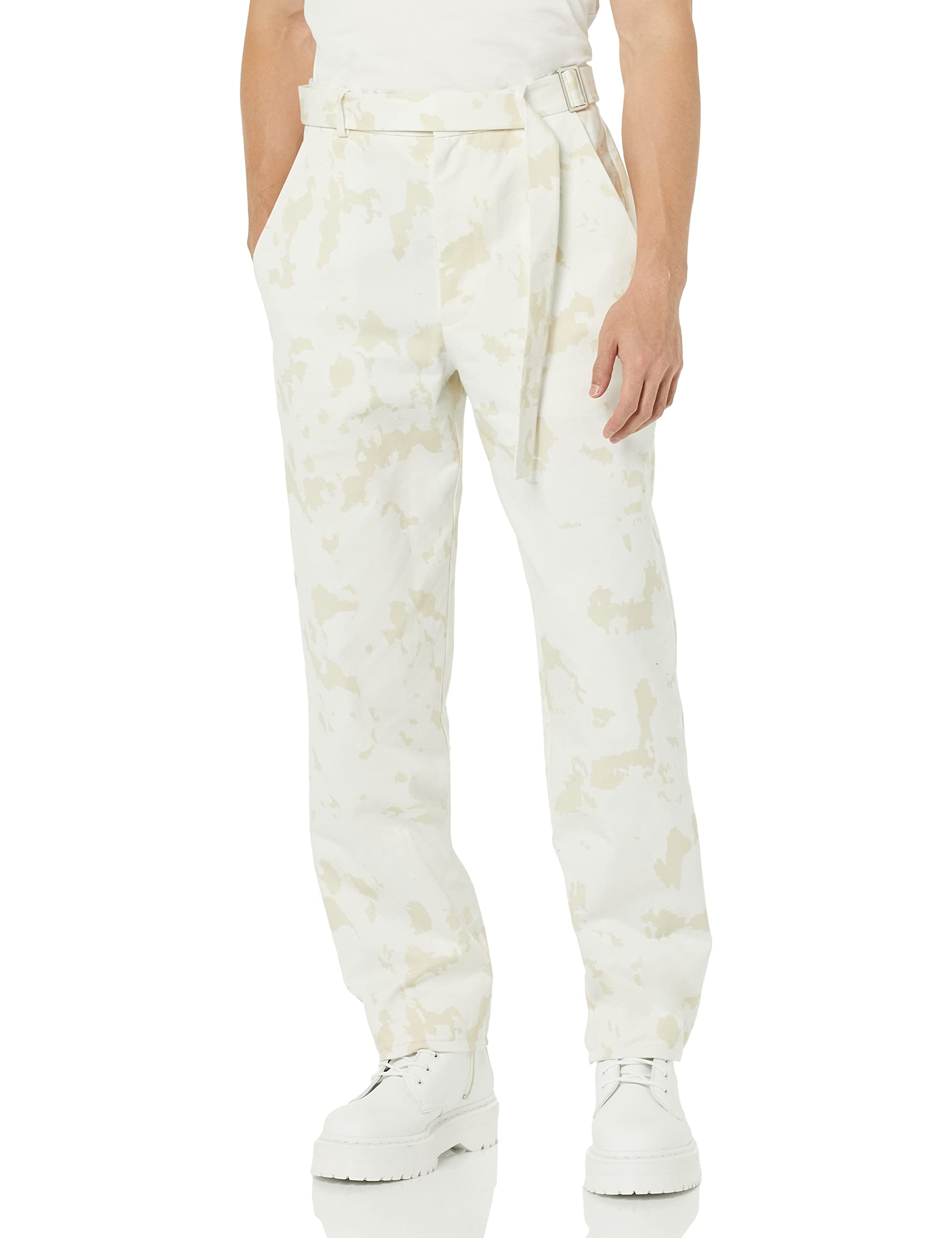 Unisex High Waisted Pants for Men & Women - Comfortable Stretch Trousers for Work, Travel & Casual Wear