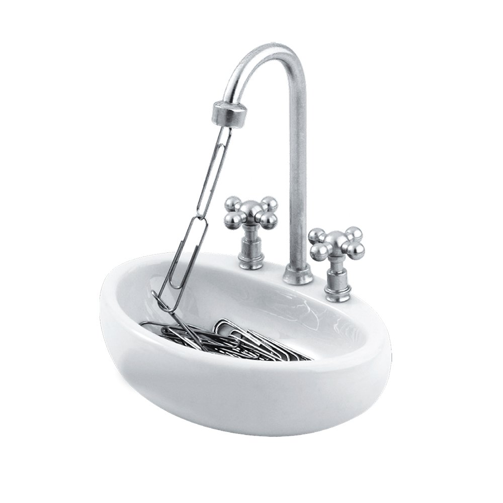 ReNext MI-557 Premium Stainless Steel Kitchen Sink Paper Clip Holder - Organize Bills, Notes & Mail - Perfect for Home, Office & Dorm Use
