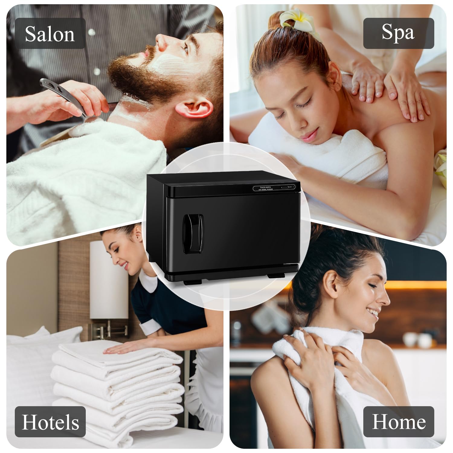 Premium 8L Hot Towel Warmer for Spa & Salon - Professional Facial Towel Warmer Cabinet - Perfect for Estheticians, Barbershops & Home Spa Treatments - Fast Heating & Compact Design