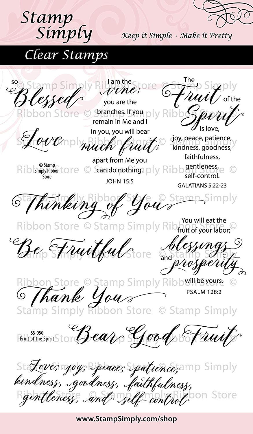 Fruit of The Spirit Christian Religious 4x6 Inch Inspirational Bible Verse Sheets - Perfect for Scripture Study, Sunday School, and Faith-Based Home Decor