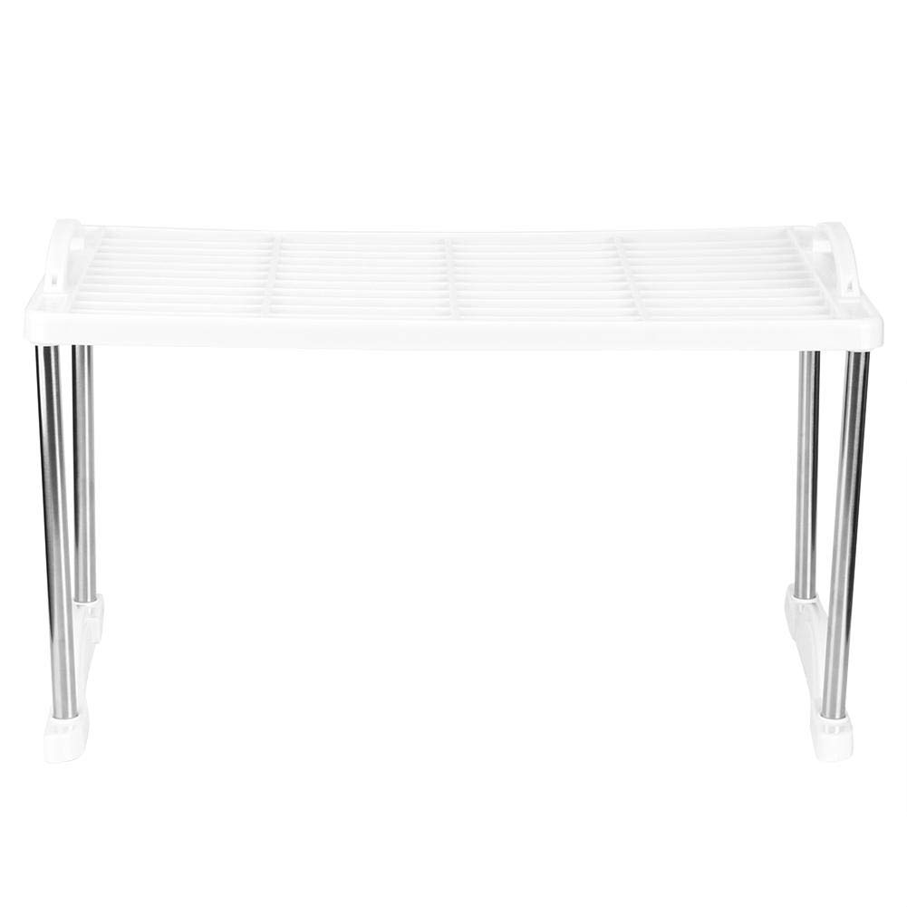 Foldable Metal Kitchen Storage Shelf - Stackable Cabinet Rack for Home Organizing