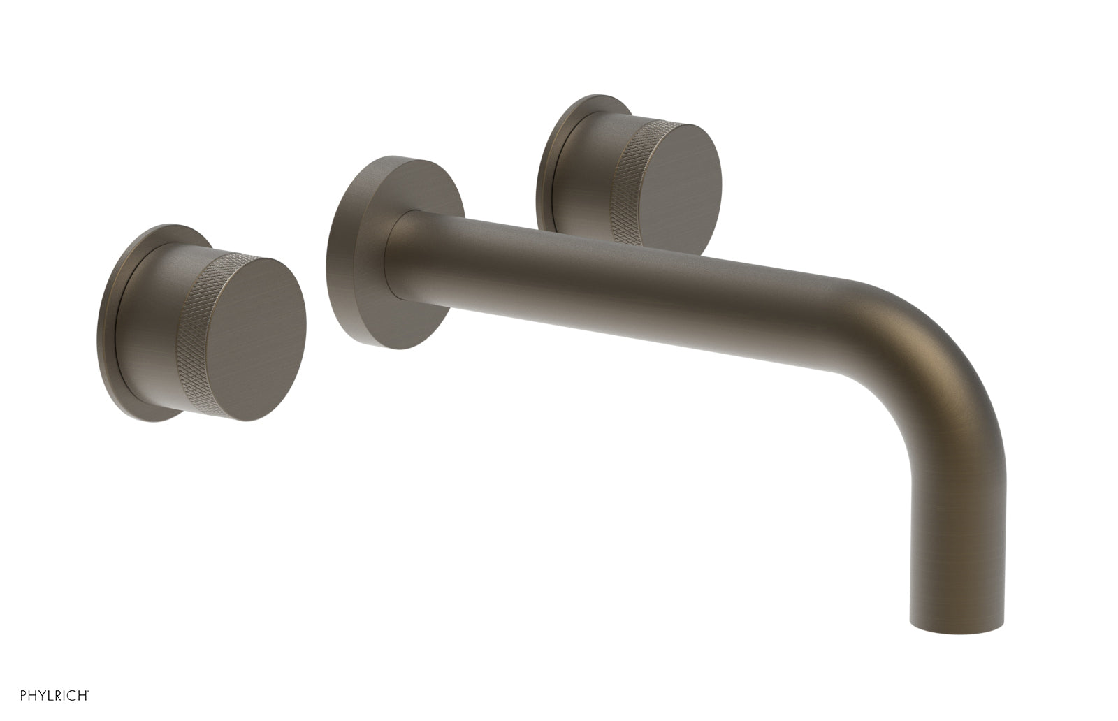 BASIC II Wall Mount Lavatory Set 230 11 - Modern Bathroom Sink Faucet for Small Spaces, Perfect for Apartments & Powder Rooms