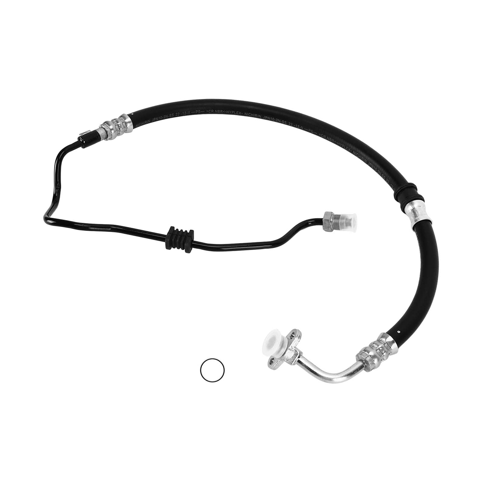 Replacement Power Steering Pressure Hose Assembly 53713-SNV-P01 for 2006-2009 Honda Civic 1.8L LHD - Durable Steering System Part for Smooth Driving & Vehicle Maintenance