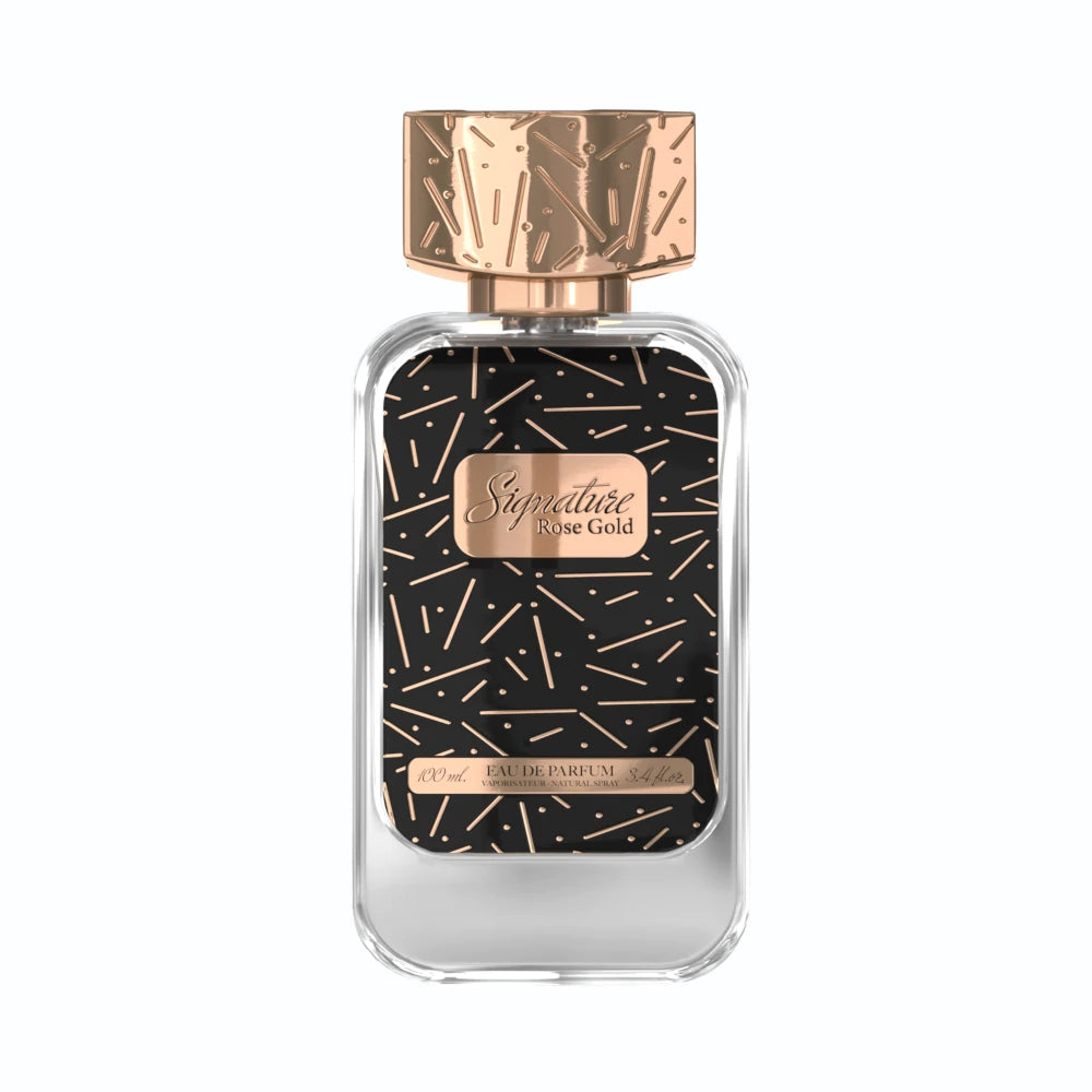 Signature Rose Gold Eau de Parfum 100ml - Luxurious Floral Perfume for Women, Long-Lasting Fragrance for Date Night & Special Occasions