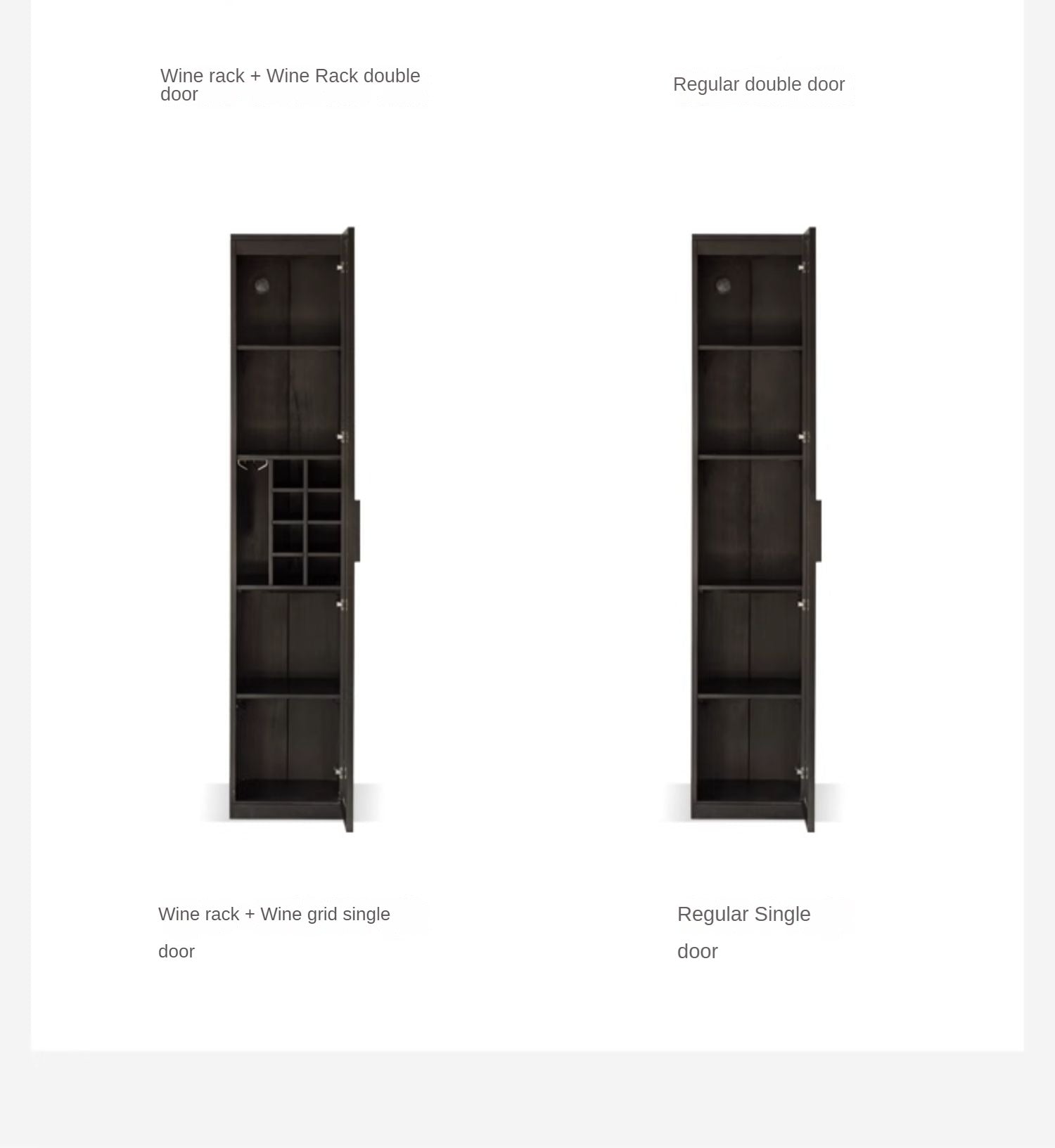 Premium Oak Solid Wood Wine Cabinet with Glass Doors - Elegant Display for Wine Bottles, Perfect for Dining Room, Bar, or Home Cellar Storage