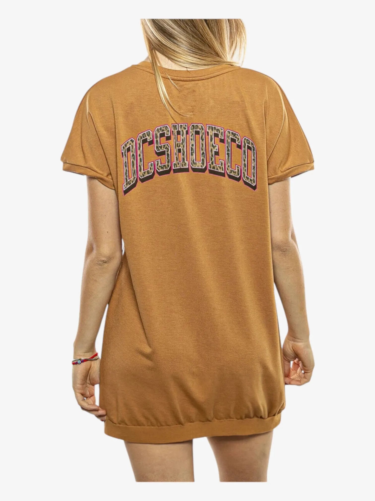 Brown Varsity Vest Dress for Women - Stylish Casual & Streetwear Outfit for College, Party, and Everyday Wear