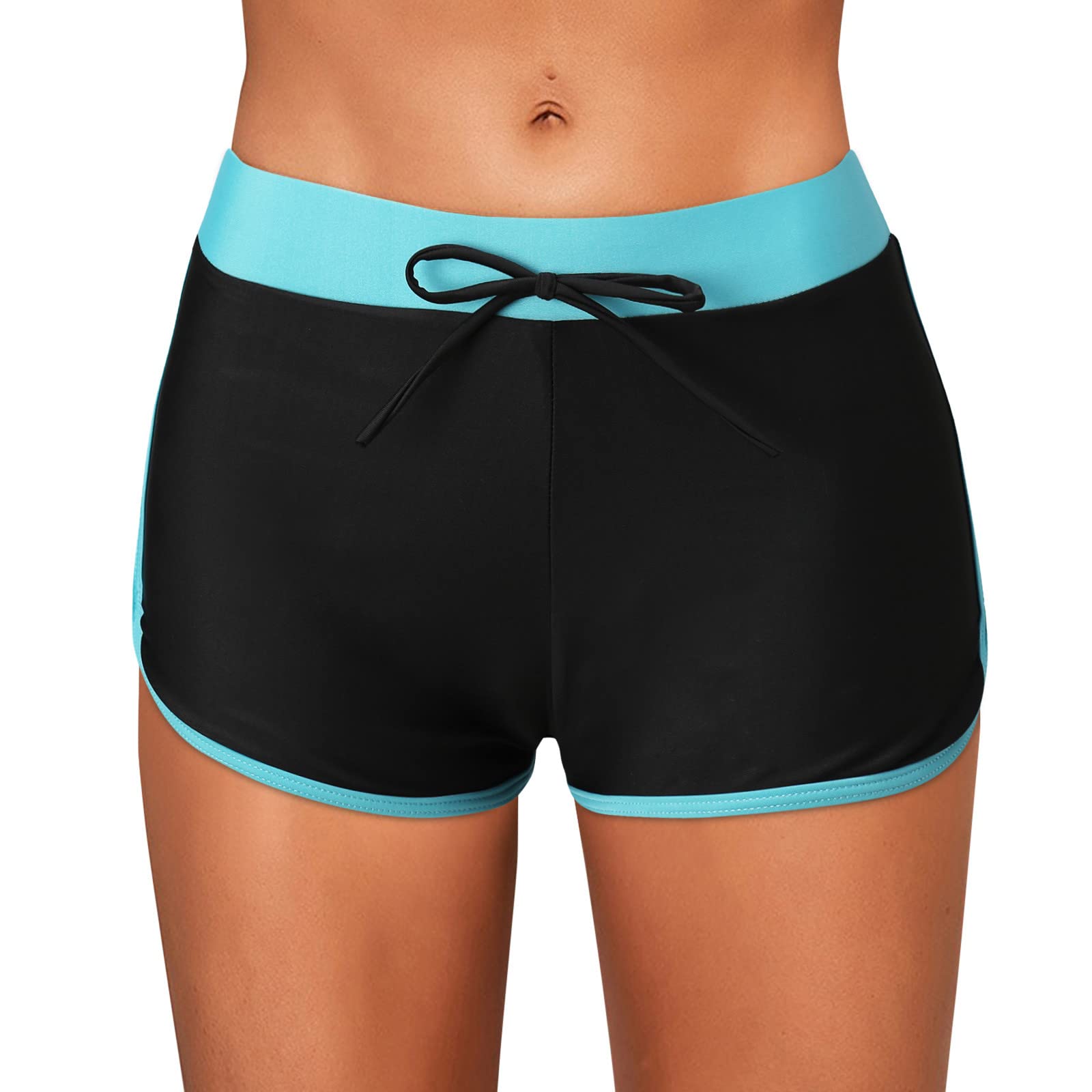 **Women's 4th of July Patriotic Swim Shorts - Quick-Dry Fashion Swimsuit & Beach Board Shorts for Pool, Vacation, and Summer Outings**