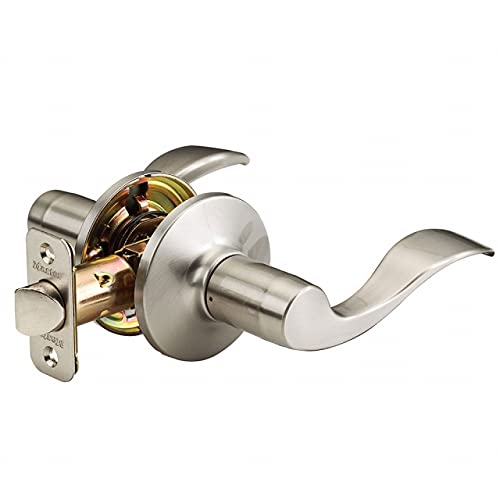 Master Lock WL0415 Wave Lever Style Passage Door Lock - 6 Pack | Secure Interior Doors for Homes, Offices & Schools | Easy Installation & Durable Design