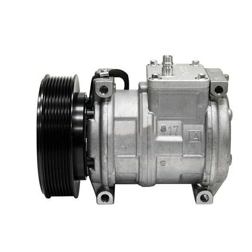 Hitachi Wheel Loader AC Compressor AT168543 - Compatible with LX100-5, LX120-5, LX150-5 Models | Replacement Part for Air Conditioning System | Construction & Heavy Equipment Use