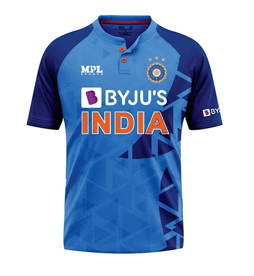 Official Team India T20 World Cup Cricket Jersey - Player Edition Replica for Fans | Perfect for Matches, Parties & Sports Events