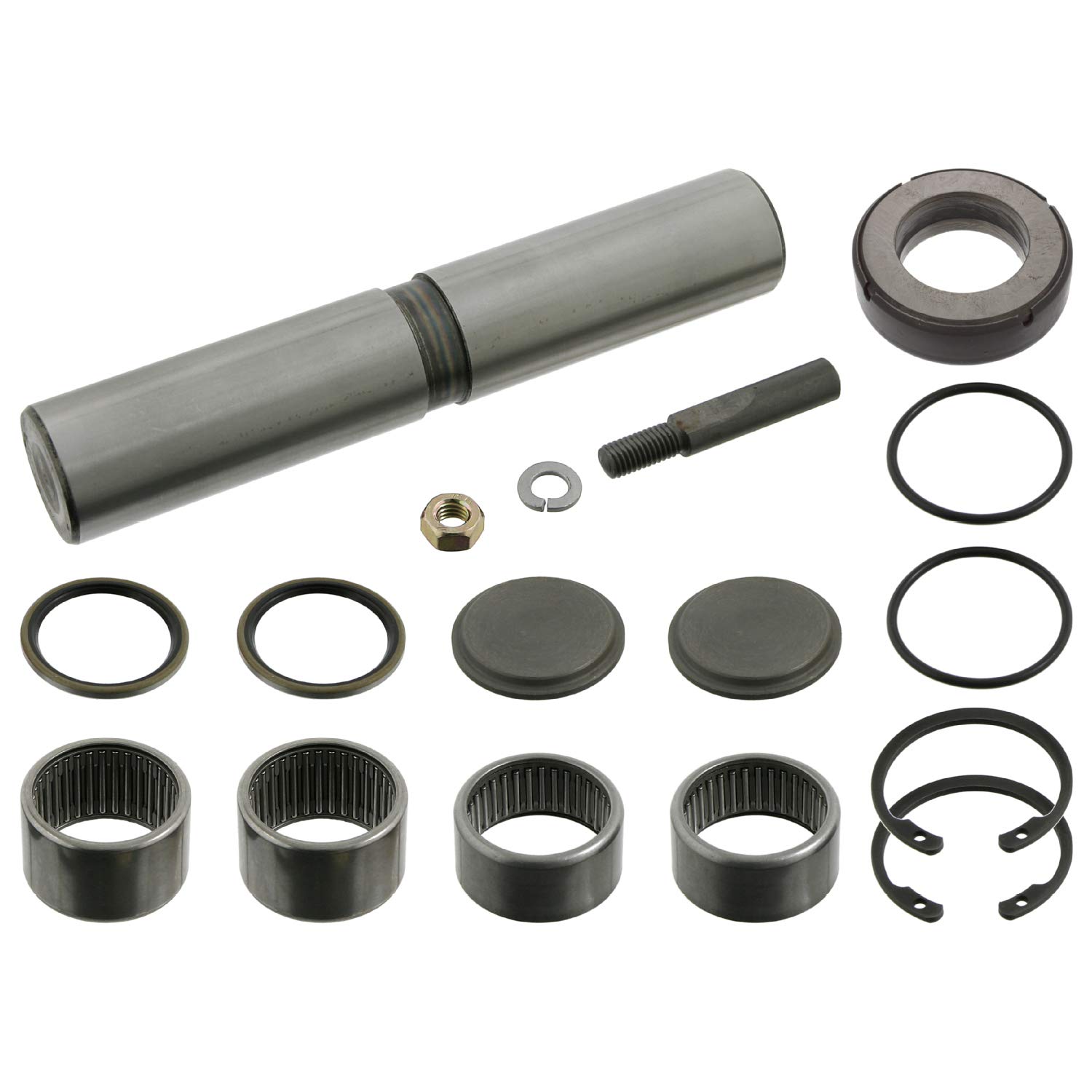 Febi Bilstein 08535 King Pin Set with Thrust Bearing - Lower Single Set (Pack of 1) | Heavy-Duty Suspension Replacement for Trucks & Trailers | Ideal for Off-Road & Towing Applications