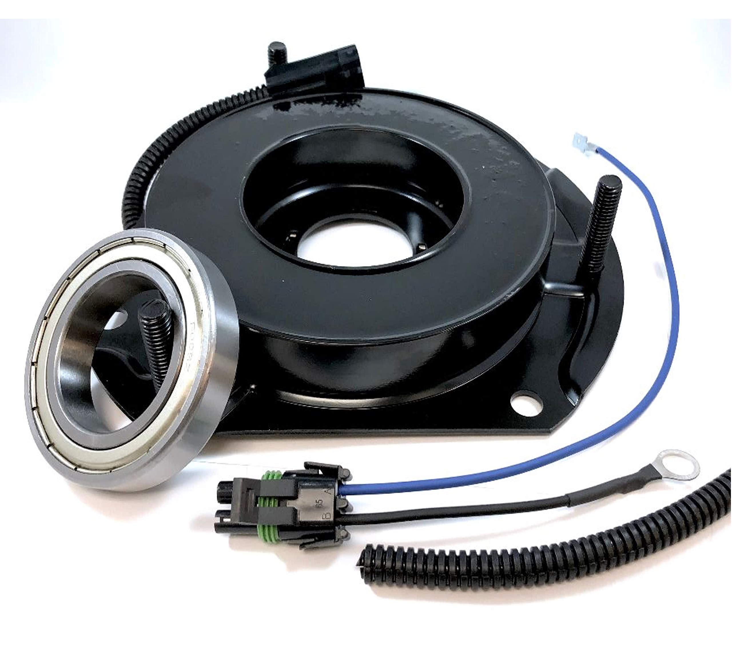 John Deere AM104238 HD Switch PTO Blade Clutch Rebuild Kit with Output Coil, Pulley Bearing & Wire Harness - Compatible with Lawn Tractors & Mowers for Smooth Power Transmission