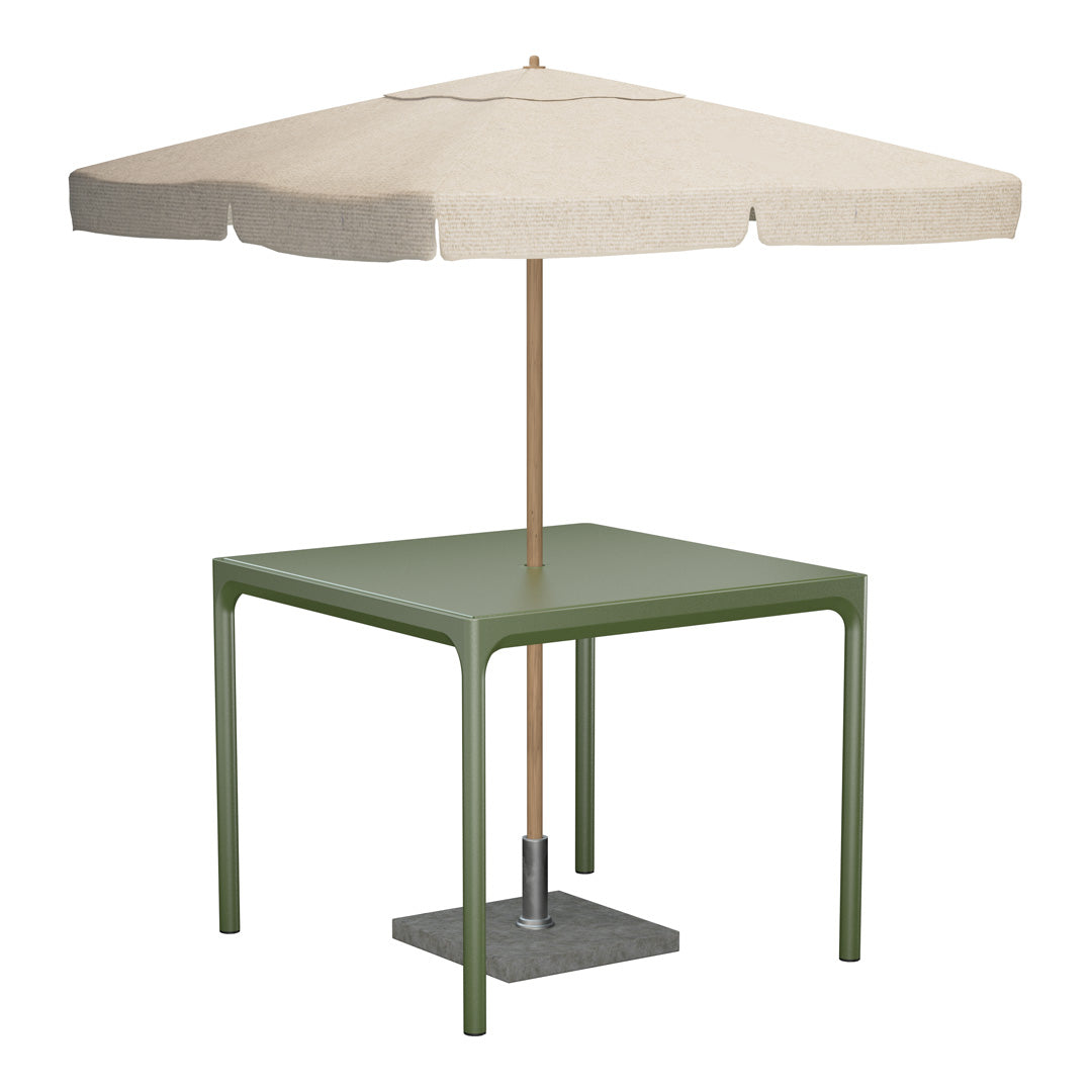 Square Outdoor Dining Table Set of 4 - Weather-Resistant Patio Furniture for Backyard, Garden & Poolside Entertaining
