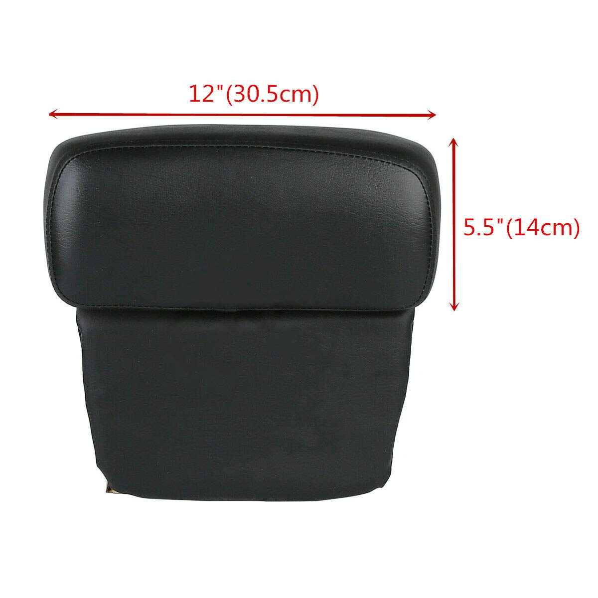 TCT-MT Razor Tour Pack Trunk Backrest Pad & Solo Luggage Mounting Rack for Harley Davidson 2009-2013 Touring Models (Road King FLHR, FLHRC, FLHT, FLHX, FLTR) - Comfortable Long Ride Support & Secure Storage Solution