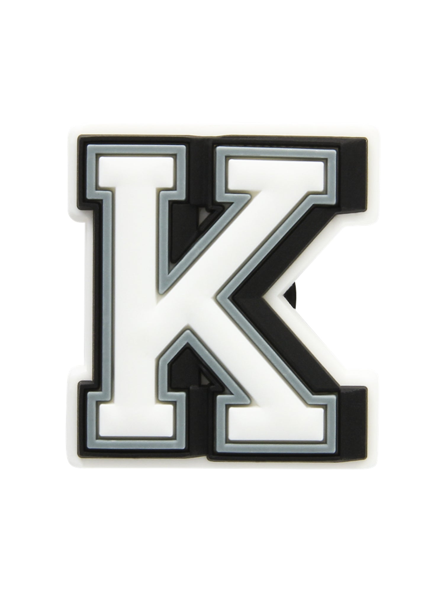 Crocs Jibbitz Letter K Charms - Customize Your Crocs Shoes with Alphabet Charms for Kids & Adults - Perfect for DIY Shoe Decor, Gifts, and Personal Style