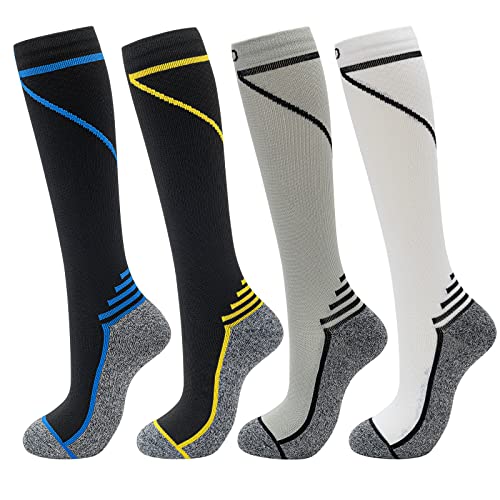 47-4pairs-blue/Yellow/Grey/White Line